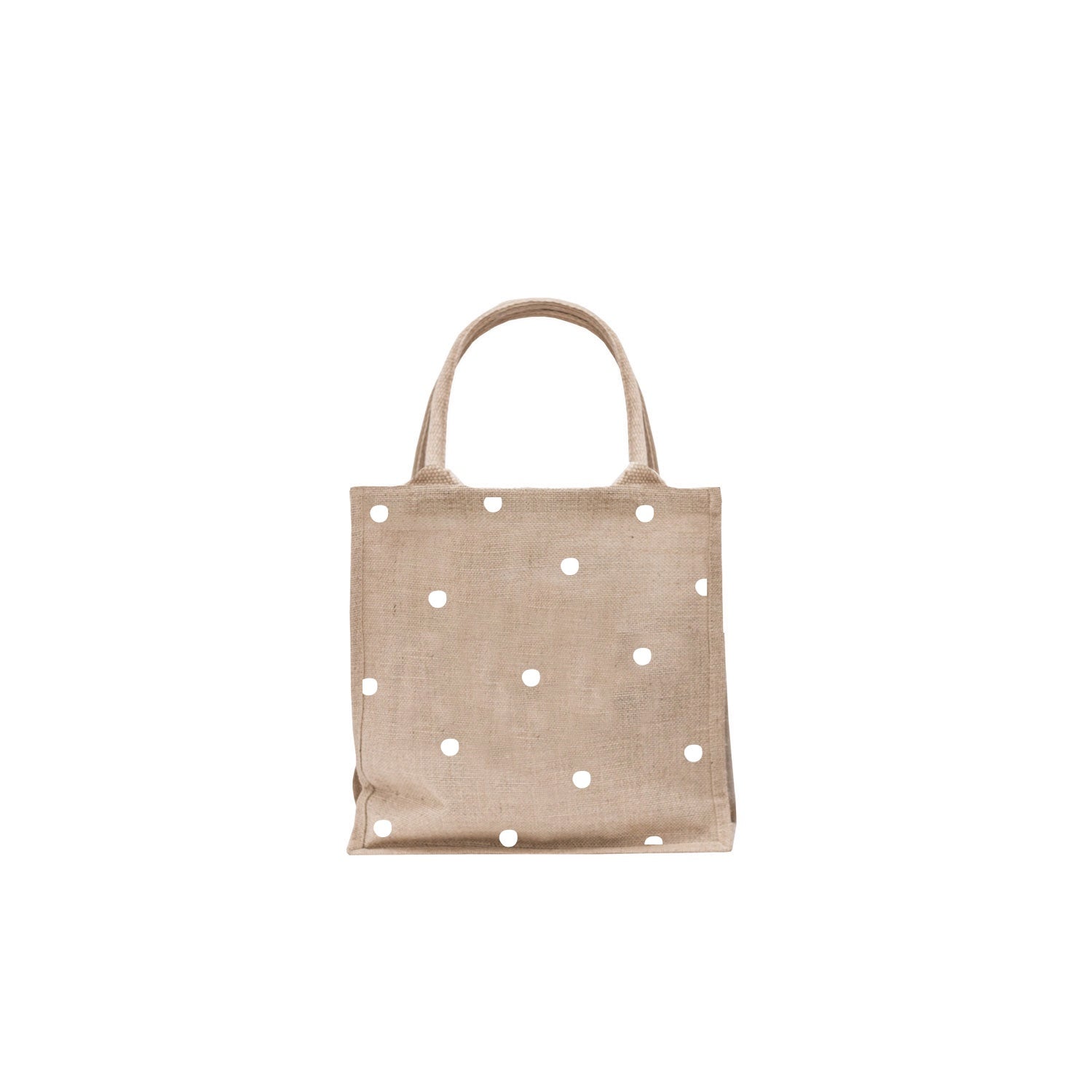 Mini Jute Shopper Dots
